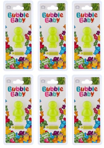 BUBBLEBABY Ambientador para Coche 3D Vent/Clips Aroma a Menta (Paquete de 6)