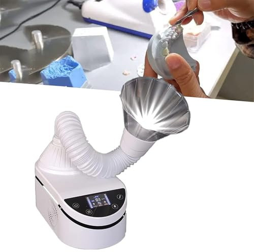 LBJDJYB Aspiratore per Polveri Dentale, Aspirapolvere Portatile per lucidatrice da 230 W con Tubo di Aspirazione Retrattile per Salone di Bellezza Laboratorio Odontotecnico e Vita Quotidiana
