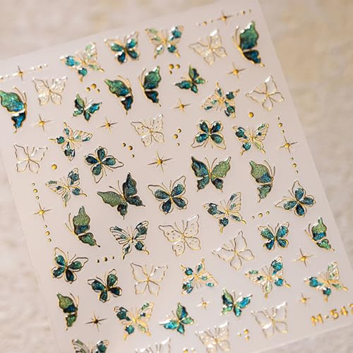 Cosmeria Nagelsticker 5D Mit Diamant, Selbstklebende Nagelaufkleber Für Kreative Nail Art Designs, Perfekt Für Halloween Und Festliche Anlässe