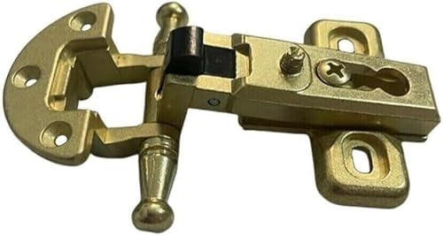 Cerniere per Mobili Antichi Cerniera per Ante in Battuta Arte Povera stile antico completa di basetta, scodellino 27 (2, oro)