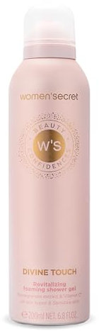 Women'Secret Beauty Confidences Divine Touch Gel de Ducha en Espuma Revitalizante 200ml, Propiedades Antioxidantes