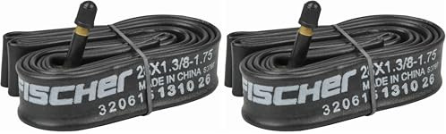 Fischer Bicycle Inner Tube Medium in 28 Inches ETRO Standard: 35/47-622 Dunlop Valve, Car Valve and Presta and French Valve