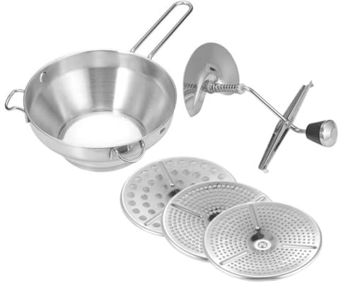 GALPADA Edelstahl Kartoffelstampfer Multifunktionaler Kartoffelquetscher Für Kartoffeln Gemüse Und Obst Leicht Zu Reinigen Für Pürees Und Babynahrung Hochwertiges Küchenwerkzeug Für Zuhaus