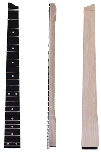 Gitarrenhals Ersatz DIY Zubehör Für Gitarre Ahorn 24 Bünde Headless Hals