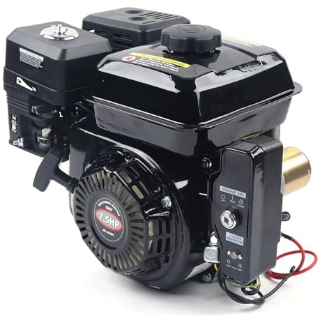 Motor de gasolina for kart de 7,5 y 212 cc, 4 tiempos, arranque eléctrico, horizontal Para bricolaje