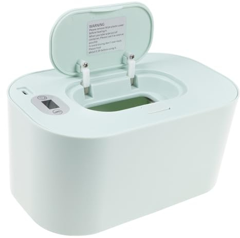 SOIMISS Tragbarer Feuchttücherwärmer USB mit Abs und Pp Material Widerstandsfähig und Hält Feuchttücher Warm für Zuhause und Auto Grün