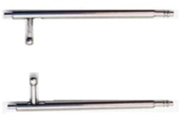 PATKAW 8 Piezas de Pasadores de Conexión de Acero Inoxidable para Correas de Reloj, Pasador de Resorte Rápido de 1.5 * 20mm, Accesorios para Reparación de Relojes de Metal