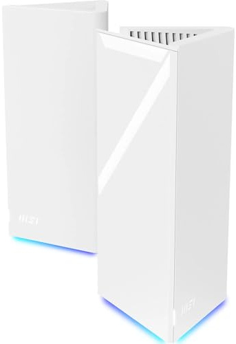 MSI Roamii BE Pro WiFi 7 BE11000 2 PACK – Sistema Wi‑Fi per tutta la casa, porte 2,5 G, sicurezza avanzata e controlli parentali, con supporto VPN