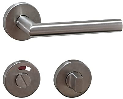 Buddy4Home house accessoires Poignée de porte en acier inoxydable pour salle de bain et WC