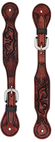 Turquoise Cross Weaver Leather Pioneer Damen Sporenriemen