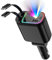 Ofottofo 4 in 1 Einziehbares Auto Ladegerät Adapter, 66W Handy Schnelles Autoladegerät ZigarettenanzüNder USB C, Ladekabel Auto Kompatibel mit iPhone, Samsung Galaxy, Google Pixel, Schwarz