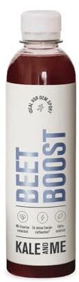 Kale&Me Beet Boost 12er Bundle – 12 Flaschen mit je 320 ml | kaltgepresster Rote Beete Saft mit Zitrone & Acerola, reich an natürlichem Nitrat, vegan, ohne Zusatz- & Konservierungsstoffe
