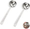 2 Pieces Long Handle Tablespoon Measuring Spoon, 15ml Coffee Scoop, Stainless Steel Table Spoons Measure, for Ground Coffee and Beans,Powder Baking Measuring Tool, Kitchen Cooking Tool