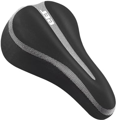 Bike Seat Cushion, Gel Padded Bike Seat Cover, Comfort & Shock-Absorbing | Anti‑Slip Bike Seat Cushion Soft Memory Foam Saddle Pad Compatible with Indoor Outdoor Cycling