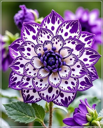 Groß, 2025 Winterhart pflanzen, Blumenzwiebel Mix,Mysteriöse magische Glühbirne, Mehrjährige Blumenzwiebel ist winterhart,Winterhart zwiebeln -4 Dahlien knollen-F