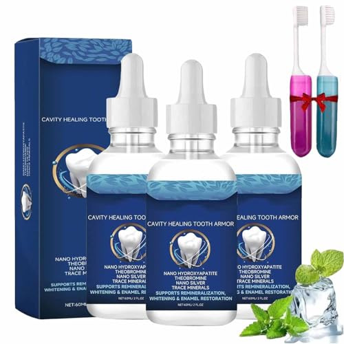 3Pcs Dentite Cavity Healing Tooth Armor Liquid Repair Kit,Enamel Repair & Teeth Remineralization,Helps Keep Gum Healthy