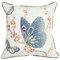 ZUODU Sofa Home Decor Blue Butterfly Pillow Case 18 x 18 Inches Cushion Covers Embroidered Cushion Decorative 45 x 45 CM