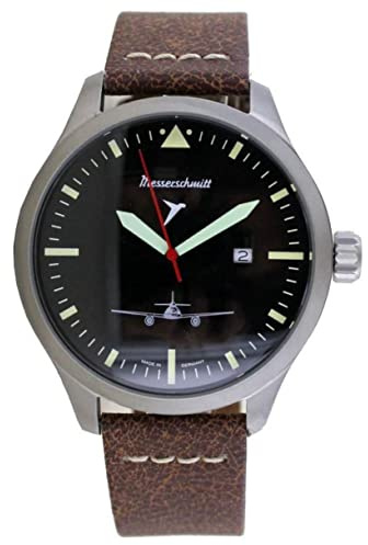 Messerschmitt Herren-Armbanduhr ME262 Braun/Schwarz ME-262-47