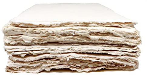 Artway Indigo - A4 Bomullsraggpapper - 100% Bomull/Handgjort - 250gsm Slät Textur - A4 (30 Ark)