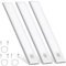 OUILA Luz de Armario con Sensor Movimiento 20.5CM Recargable Luz Nocturna,6000K Regulable Lampara LED Adhesiva para Gabinete, Pasillo, Escalera, Sótano, Cocina, Garaje- 3Packs