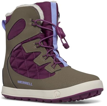 Merrell Snow Bank 4.0 Wtrpf Kid's,Truffle/Plum 29 EU