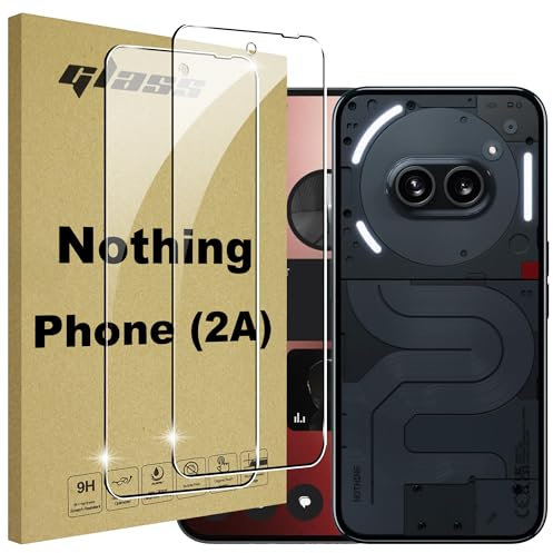 Lemxiee Pellicola Vetro Temperato per Nothing Phone (2a)/Nothing Phone (2a) Plus Plus [2 Pezzi] HD Pellicola Schermo in vetro temperato per Nothing Phone (2a)/Nothing Phone (2a) Plus Plus