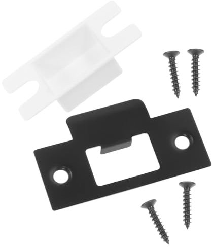 SHINEOFI 1 Ensemble De Gâche De Porte Plaque De Verrouillage De Porte Gâche De Porte En Métal