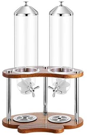 IUokLU Cereal Dispenser Countertop Candy Dispenser 4L/8L/12L Dry Food Cereal Dispenser Can Hold Cereal Snack for Home Office Hotel Commercial Bar (C : B S : 8L)，B-8L