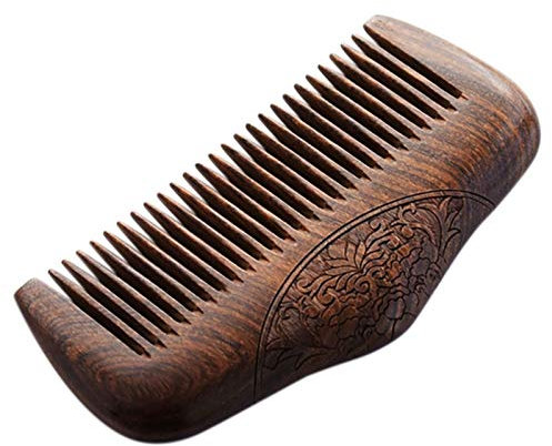 Gokeet Pocket Comb Sandalwood Super Narrow Dent Wood Combs Static Lice Beard Comb Hairstyle Sandalwood Comb