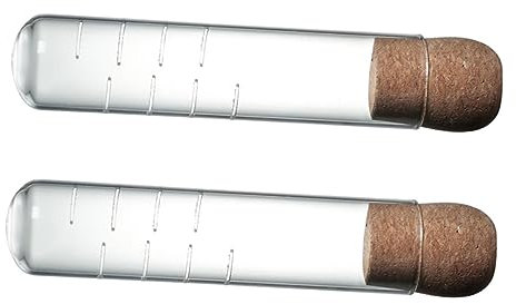 Cabilock 2piezas Colador De Té De Vidrio Resistente Al Calor Para Sueltas Filtro Tubular Transparente De Accesorios Imprescindibles Para Amantes Del Té