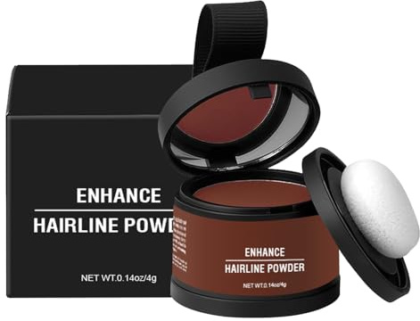 Ansatzpuder - Haaransatz Ausbessern & Haarausfall Abdecken, Sofortige Grauabdeckung Fleckenfreier Haarpuder Männer Frauen, Haarfasern Soforteffekt Concealer Zur Haarverdichtung