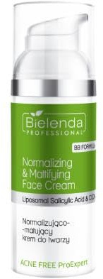 BIELENDA PROFESSIONAL ACNE FREE ProExpert, Crema viso opacizzante, 50 ml
