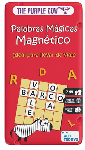 Old Teddys/The Purple Cow 6123 - TO GO - Palabras Mágicas, Juego magnético de Viaje. Más 7 años