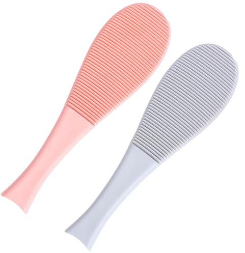 SHINEOFI 2pcs Cat Tongue Comb Pet Grooming Tool Massage Slicker Brush Cat Hair Remover for Bath