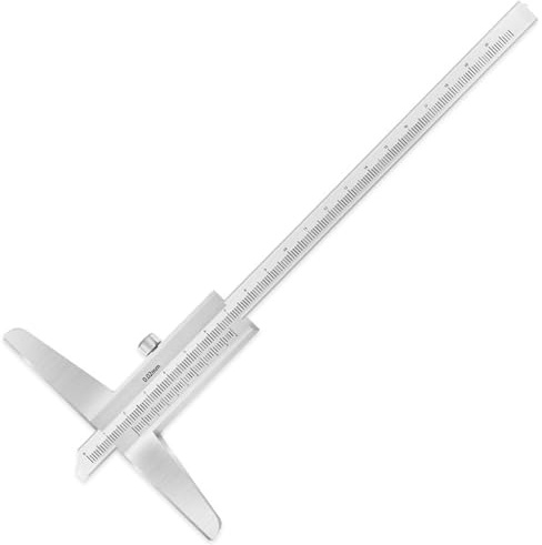 Micrometro Calibro a corsoio da 0-200 mm, 8 pollici, calibro di profondità da 200 mm, calibro di profondità da 0,02 mm, calibro di profondità Strumenti di misura professionali