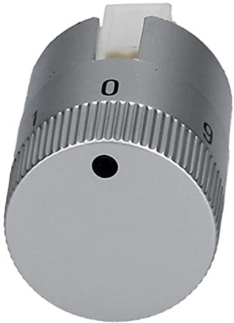 SIemens 428970 ORIGINAL Knebel Einkreis Drehgriff Einstellknebel Heizplattenschalter Kochfeldkochplattenregler Energiereglerknebel Drehschalter Einkreis versenkbar Kochmulde Kochfeld Glaskochfeld