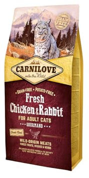 CARNILOVE Feline Adult Fresh Pollo Conejo 6KG