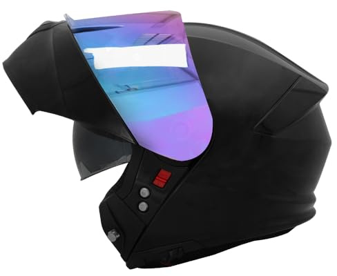Zorax ZOR-838 Motorbike Flip up Helmet + Extra Iridium Visor