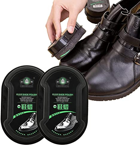 2 Unidades de Esponja de Brillo Instantáneo para Zapatos | Limpiador de Zapatos | Ideal para Uso Doméstico Y Viajes | Hace Que Los Zapatos Parezcan Nuevos de Nuevo!