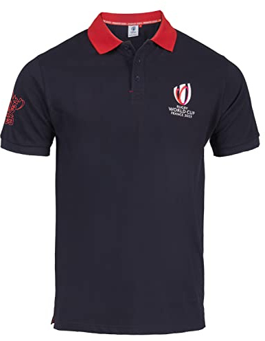 Rugby World Cup Polo RWC - Collection Officielle Coupe du Monde de Rugby 2023 - Taille XXXL