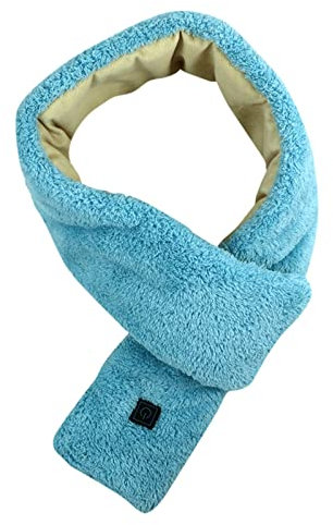 Thermostat de troisième vitesse Écharpe chauffante électrique Écharpe chauffante bleue Écharpe chauffante USB 5 V Écharpe chauffante extérieure portable Écharpe chauffante Fouet Ressort Spirale