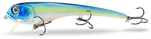 FISHN® Grumpy Father XL Wobbler, 1-5 Meter, 22cm, 112gr, Floating, 2 x Tauchschafeln, großer Schleppköder zum Hecht Angeln