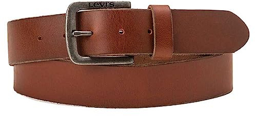 Levi's Herren & Unisex Seine Metal Elevation Belt, Cognac, 70