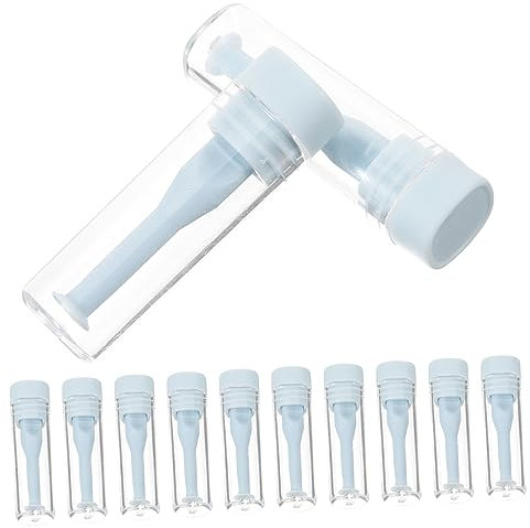 PartyKindom 12pcs Contact Removal Tool Set Silicone Solid Plungers Portable Contacts Remover Sticks for Hard Lenses Nursing Supplies Bulk Applicators for Convenient Eye Removal