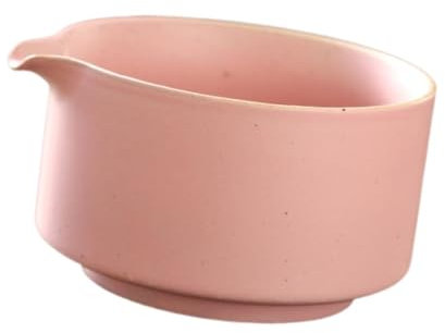 FytStycale Ceramic Matcha Bowl, Handmade, Traditional Porcelain Tea Bowl Matcha Mixing Bowl, Chawan Matcha Tea Bowl, Ceramic Bowl for Matcha, Traditional Ceremonial Accessories for Family, Pink
