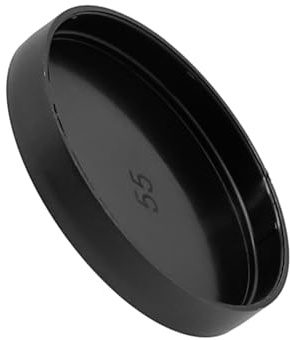 Microscope Lens Cap Diamete 55mm Depth 7mm Dust Proof Plastic Rear Cover