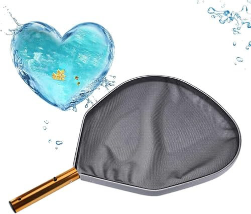Pool Skimmer Net for Cleaning, Pool Leaf Skimmer Net,Reinforced Frame,Deep Bag Rake Net,for Outdoor & Indoor Swimming Pools,Hot Tubs & Spas, Pole Not Included