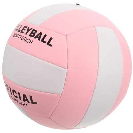 OSOLADY Offizieller Volleyball Für Hallen-Training Aufblasbarer Pu-trainingsball Mit Kräftiger Farbe Für Wettkämpfe Und Outdoor-Sport