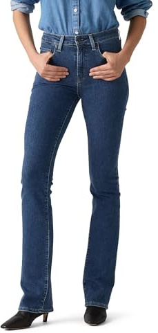 Levi's 725 High Rise Bootcut Vaqueros, Exploración Triangular, 30W / 30L Mujer