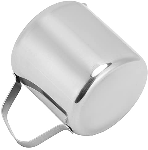 Tasse à Mousseur à Lait, Tasse à Lait Droite en Acier Inoxydable 304, Latte Art, Pichet à Mousser de 150 Ml, Pichets en Acier Inoxydable, Pot à café et Petit Miel condensé, café
